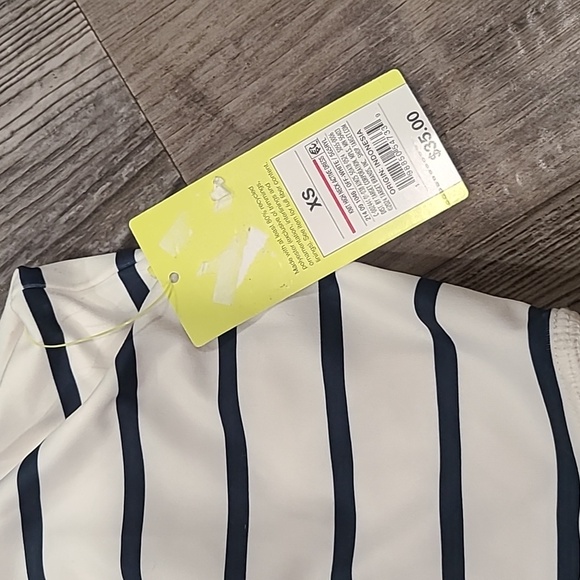 All In Motion High Neck Navy Striped Mini  Active Dress Size XS - Picture 5 of 5